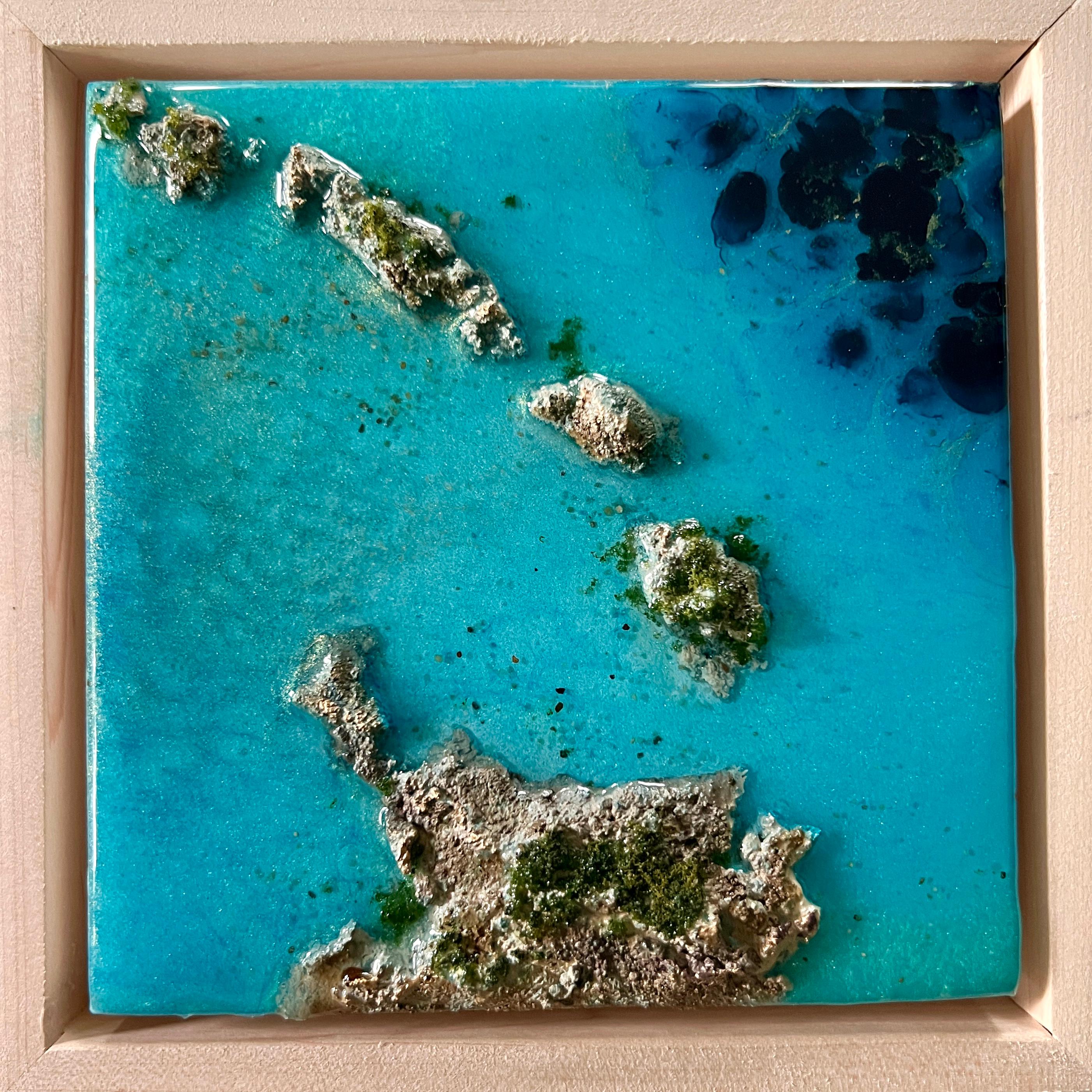 « Flying Over the Ocean #5 », vue aérienne de l'océan par Ana Hefco en vente 1