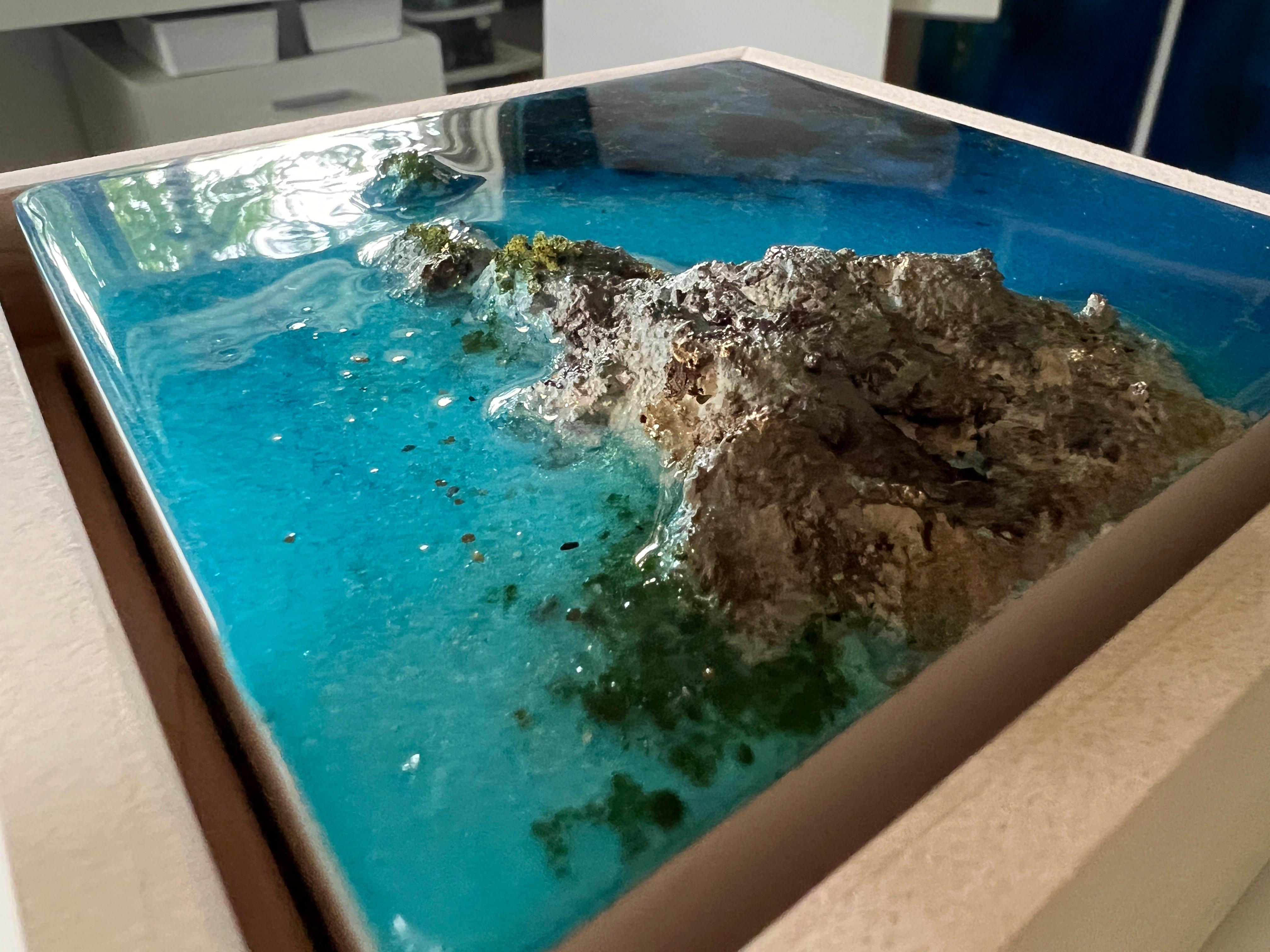 « Flying Over the Ocean #5 », vue aérienne de l'océan par Ana Hefco en vente 4