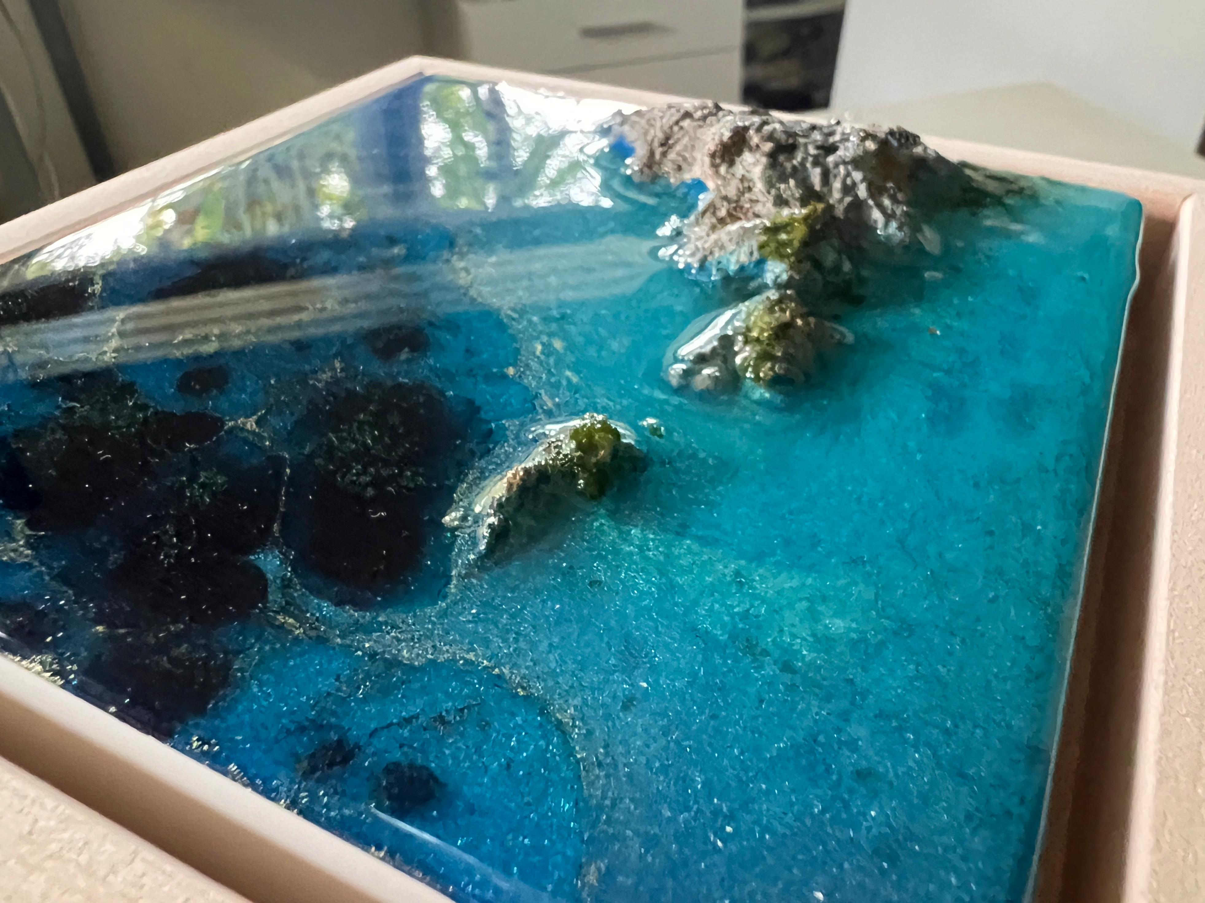 « Flying Over the Ocean #5 », vue aérienne de l'océan par Ana Hefco en vente 6