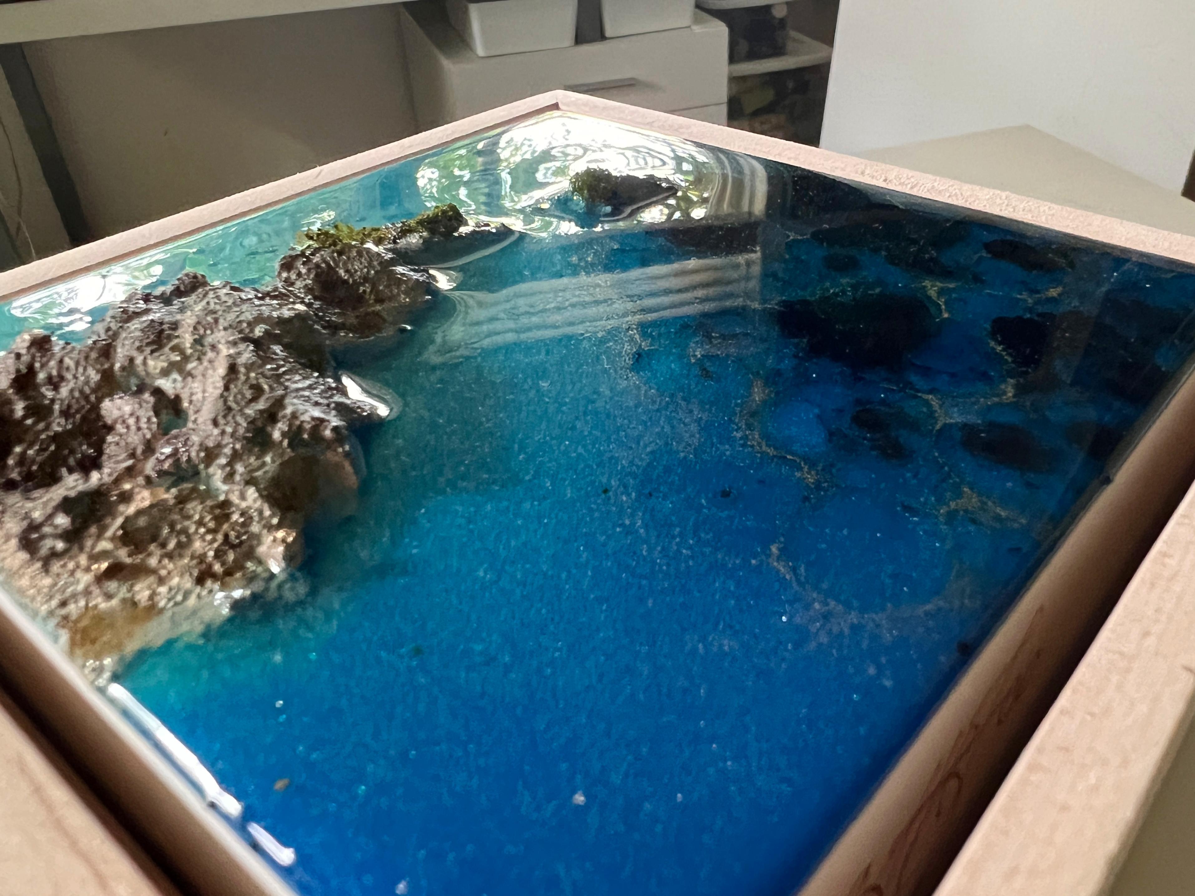 « Flying Over the Ocean #5 », vue aérienne de l'océan par Ana Hefco en vente 7