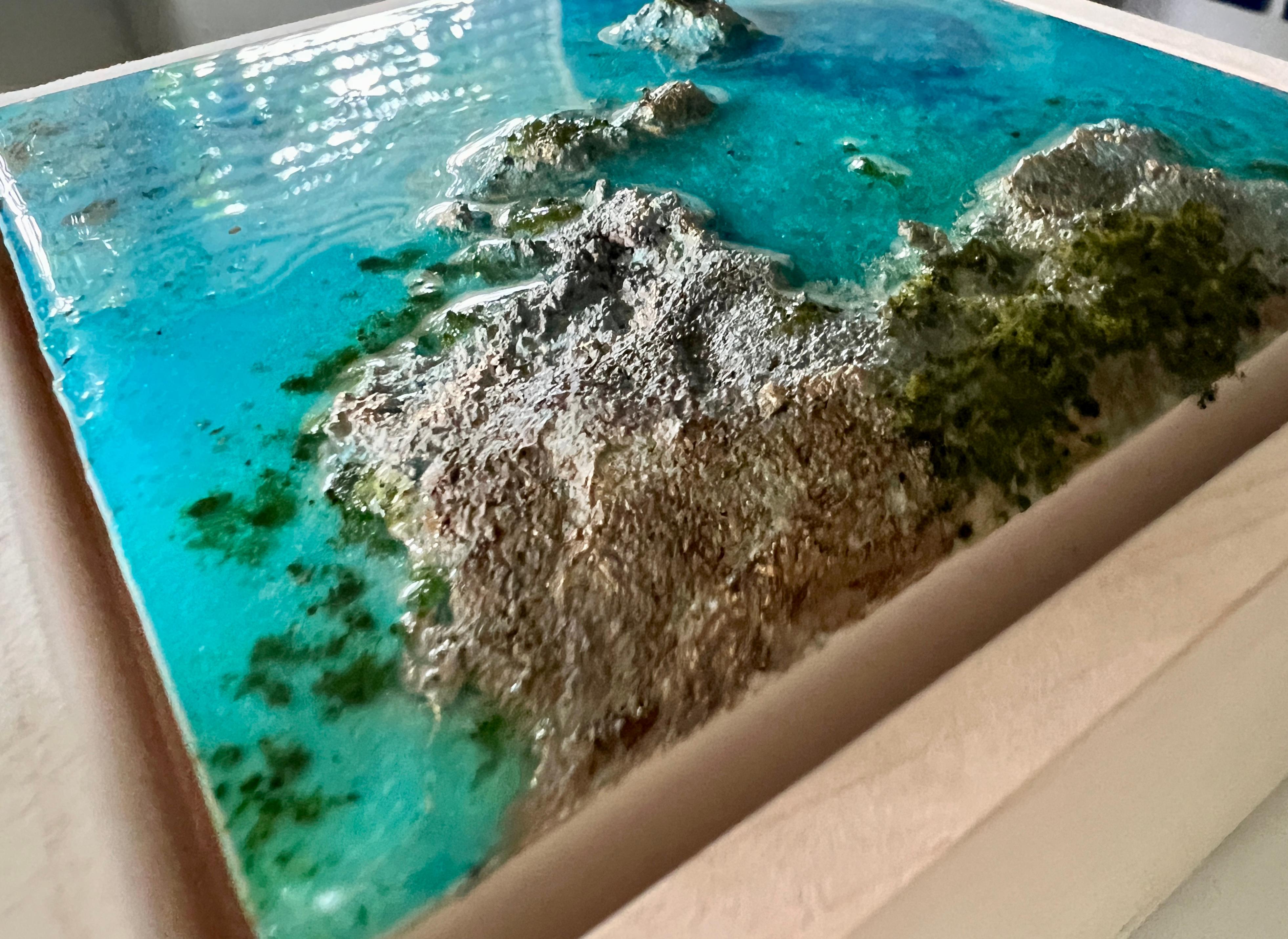 « Flying Over the Ocean #4 », vue aérienne de l'océan par Ana Hefco en vente 2