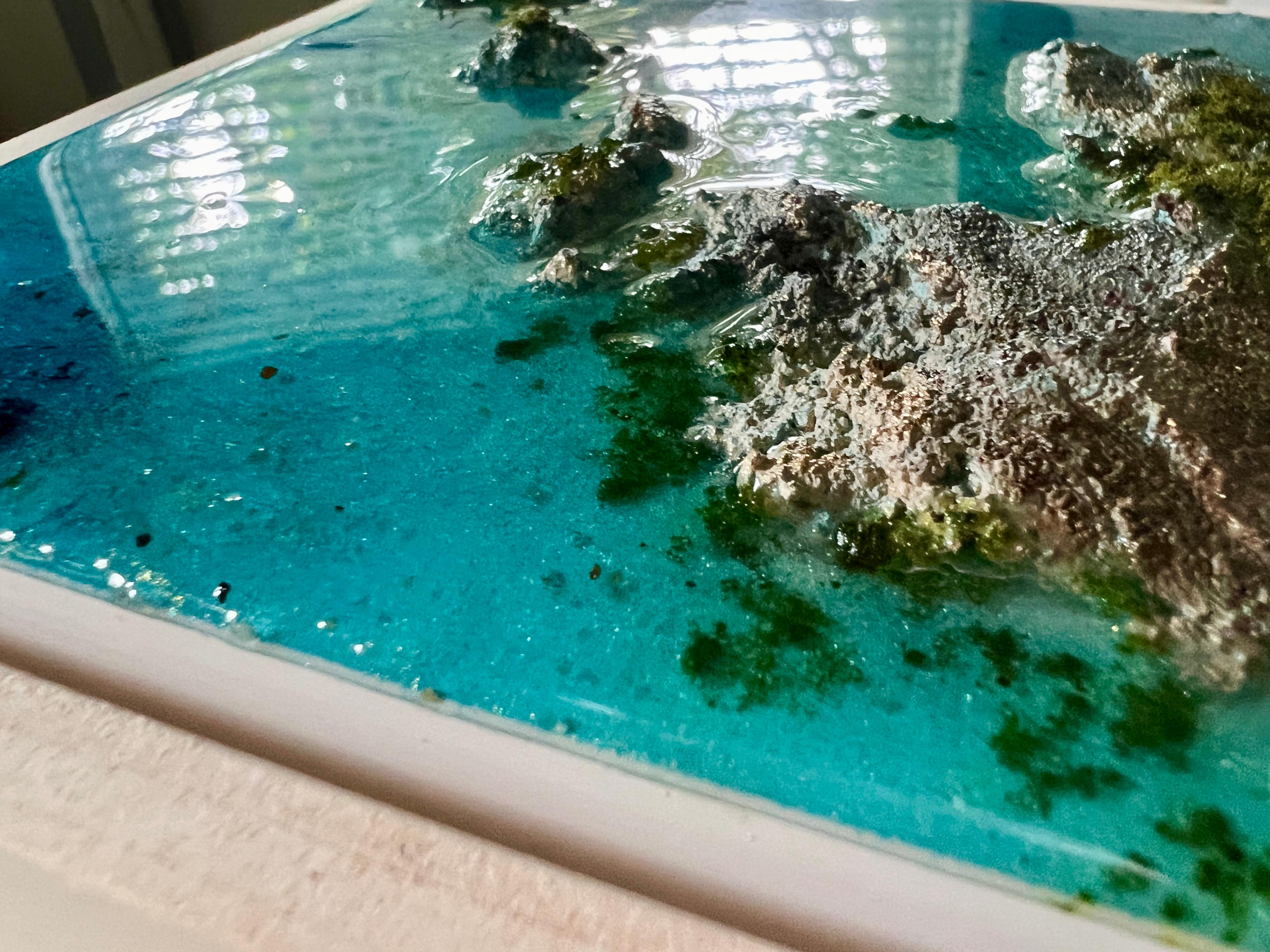 « Flying Over the Ocean #4 », vue aérienne de l'océan par Ana Hefco en vente 3