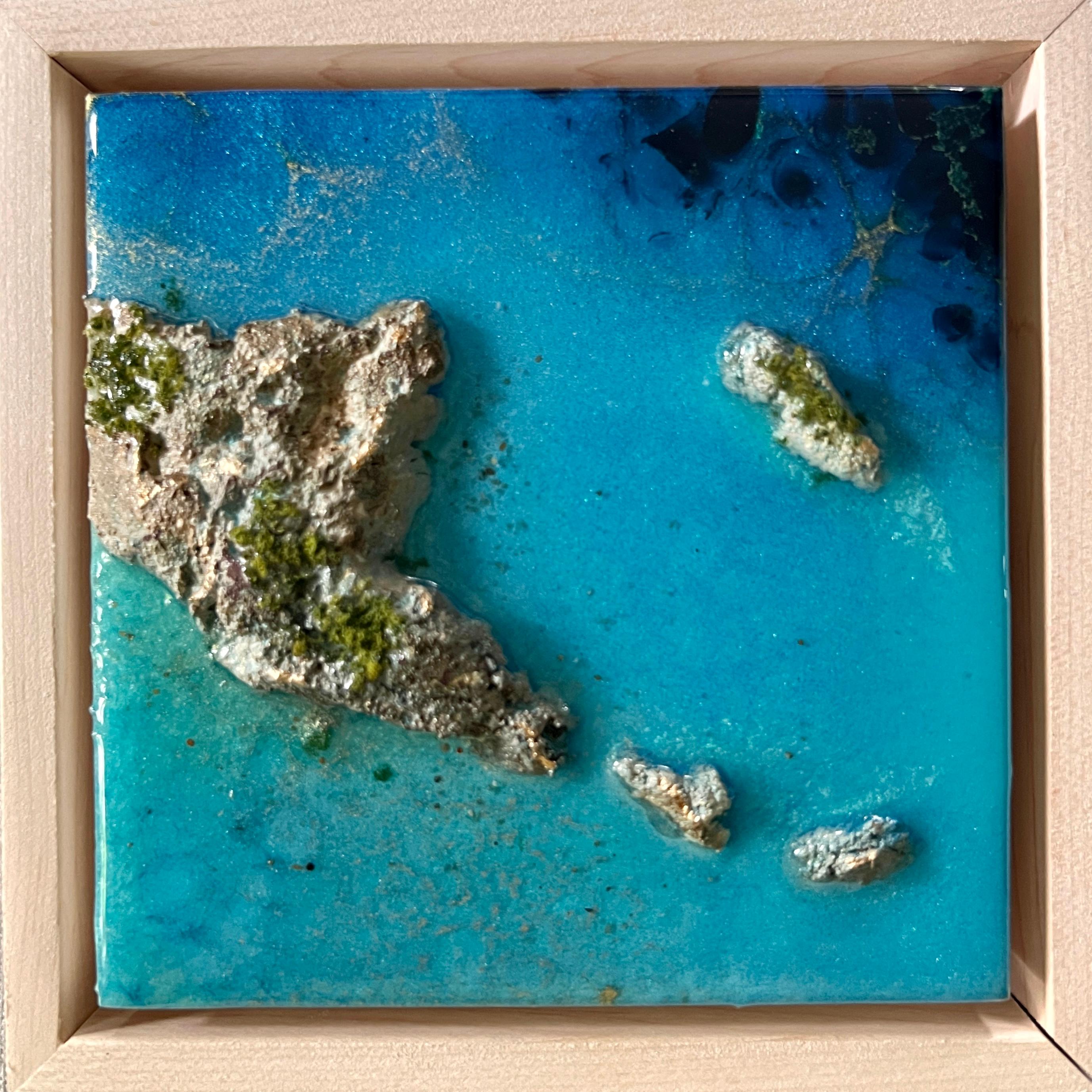 « Flying Over the Ocean #3 », vue aérienne de l'océan par Ana Hefco en vente 1
