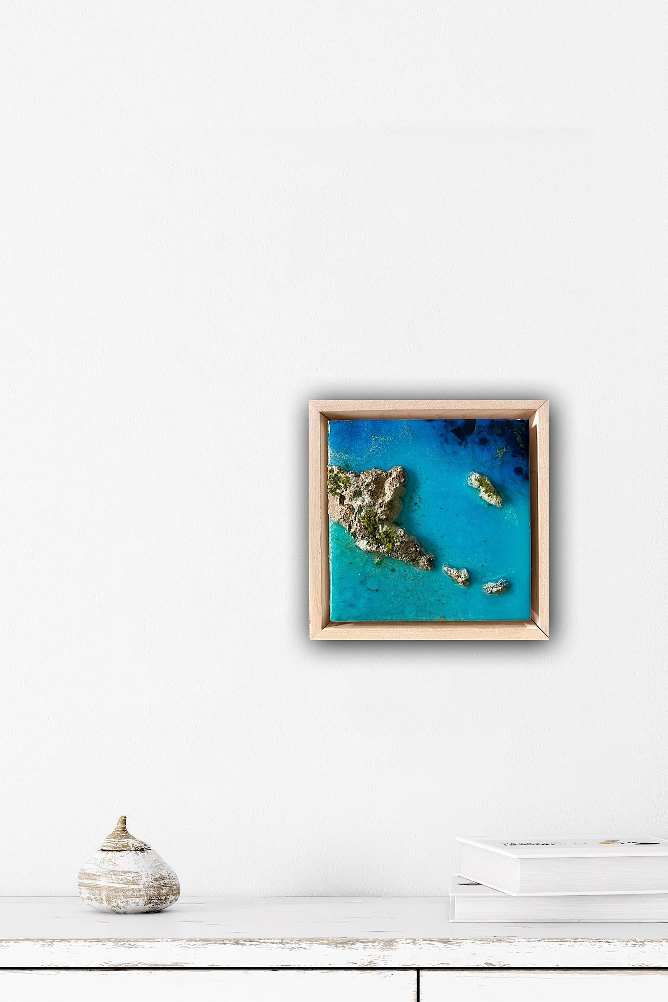« Flying Over the Ocean #3 », vue aérienne de l'océan par Ana Hefco en vente 4