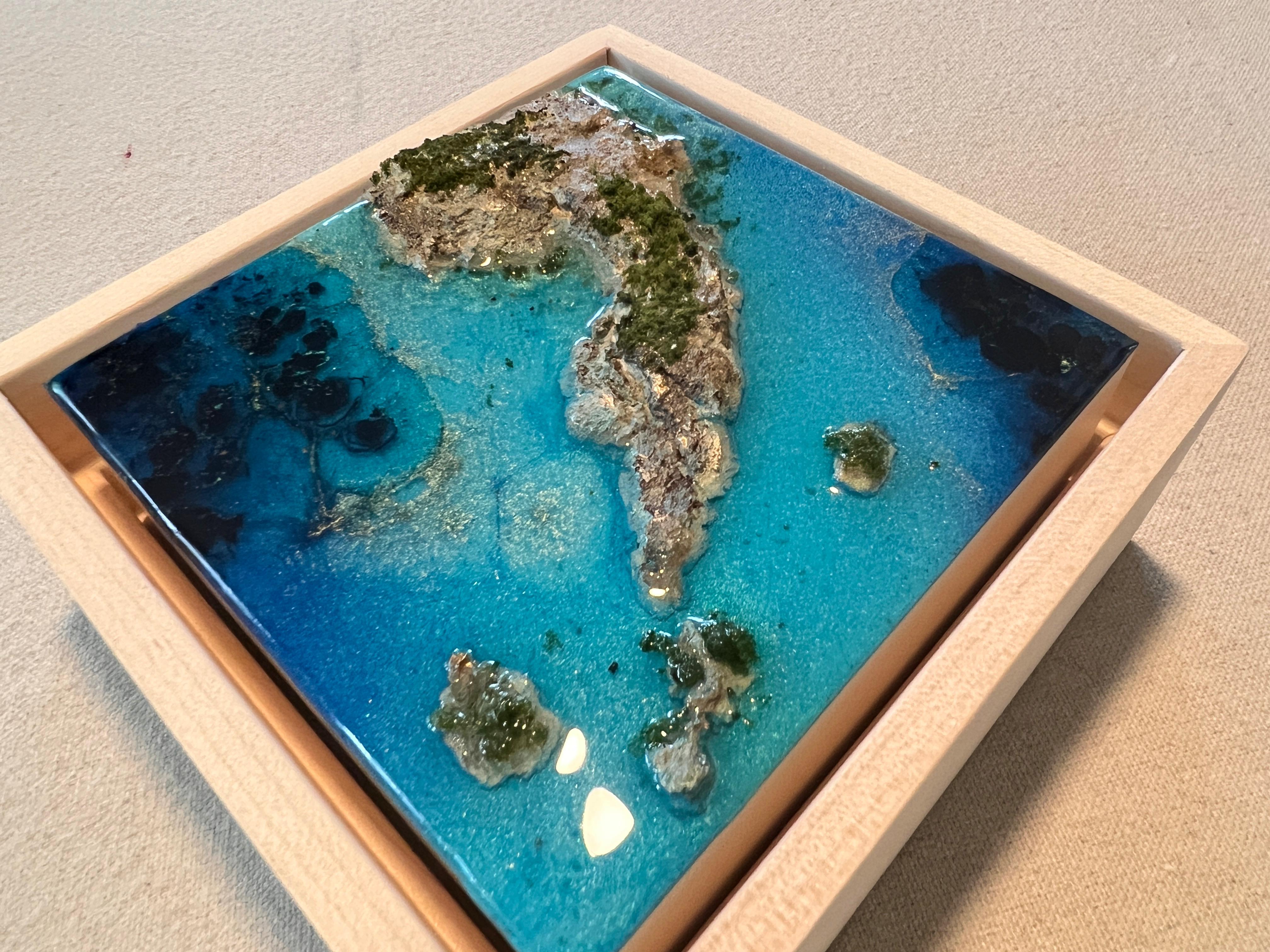 « Flying Over the Ocean #1 », vue aérienne de l'océan par Ana Hefco en vente 2