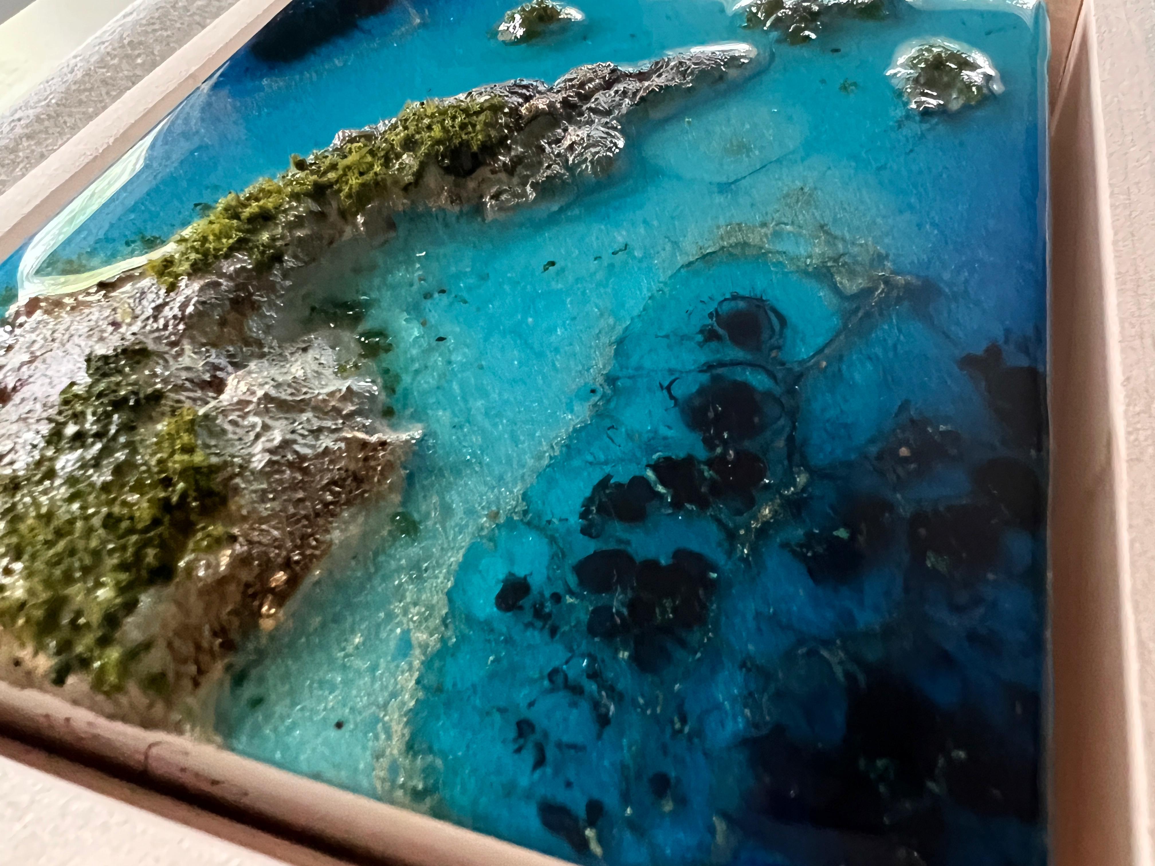 « Flying Over the Ocean #1 », vue aérienne de l'océan par Ana Hefco en vente 5