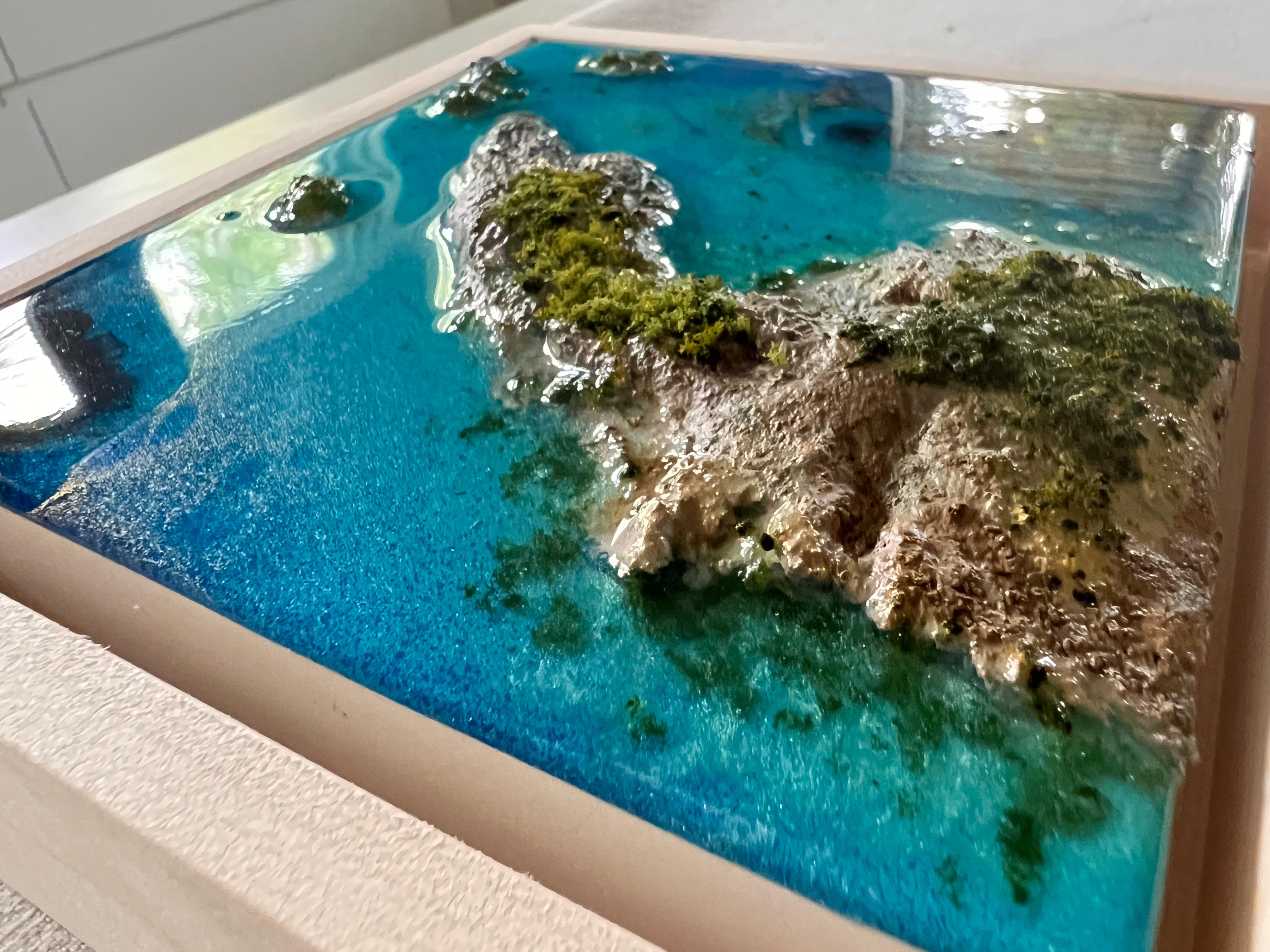 « Flying Over the Ocean #1 », vue aérienne de l'océan par Ana Hefco en vente 6