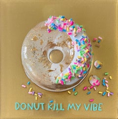 "S Donut Kill My Vibe #8", 3D Donut with Sprinkles by Ana Hefco