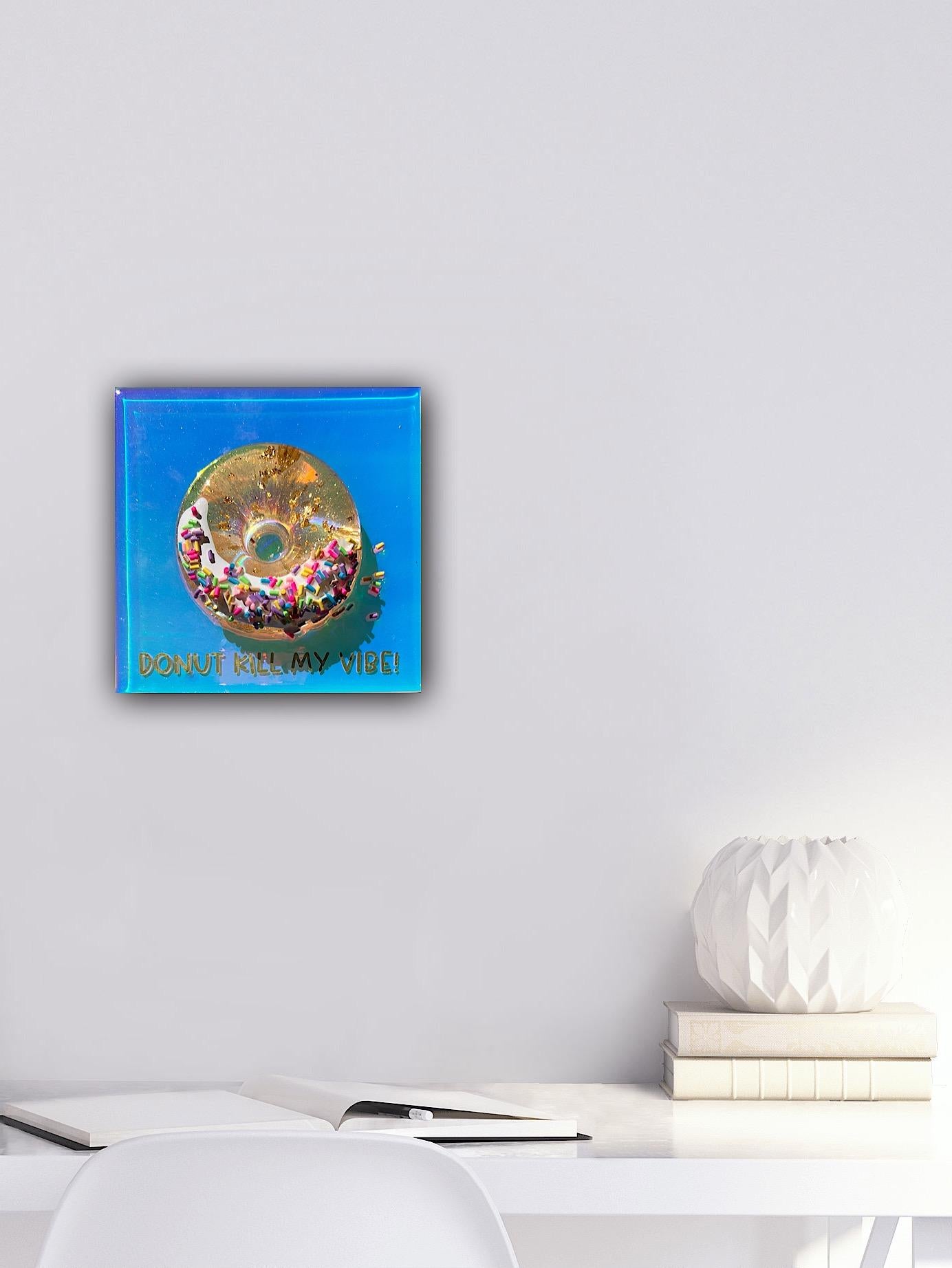 « S Donut Kill My Vibe n°6, Florescent Donut 3D Donut by Ana Hefco en vente 1