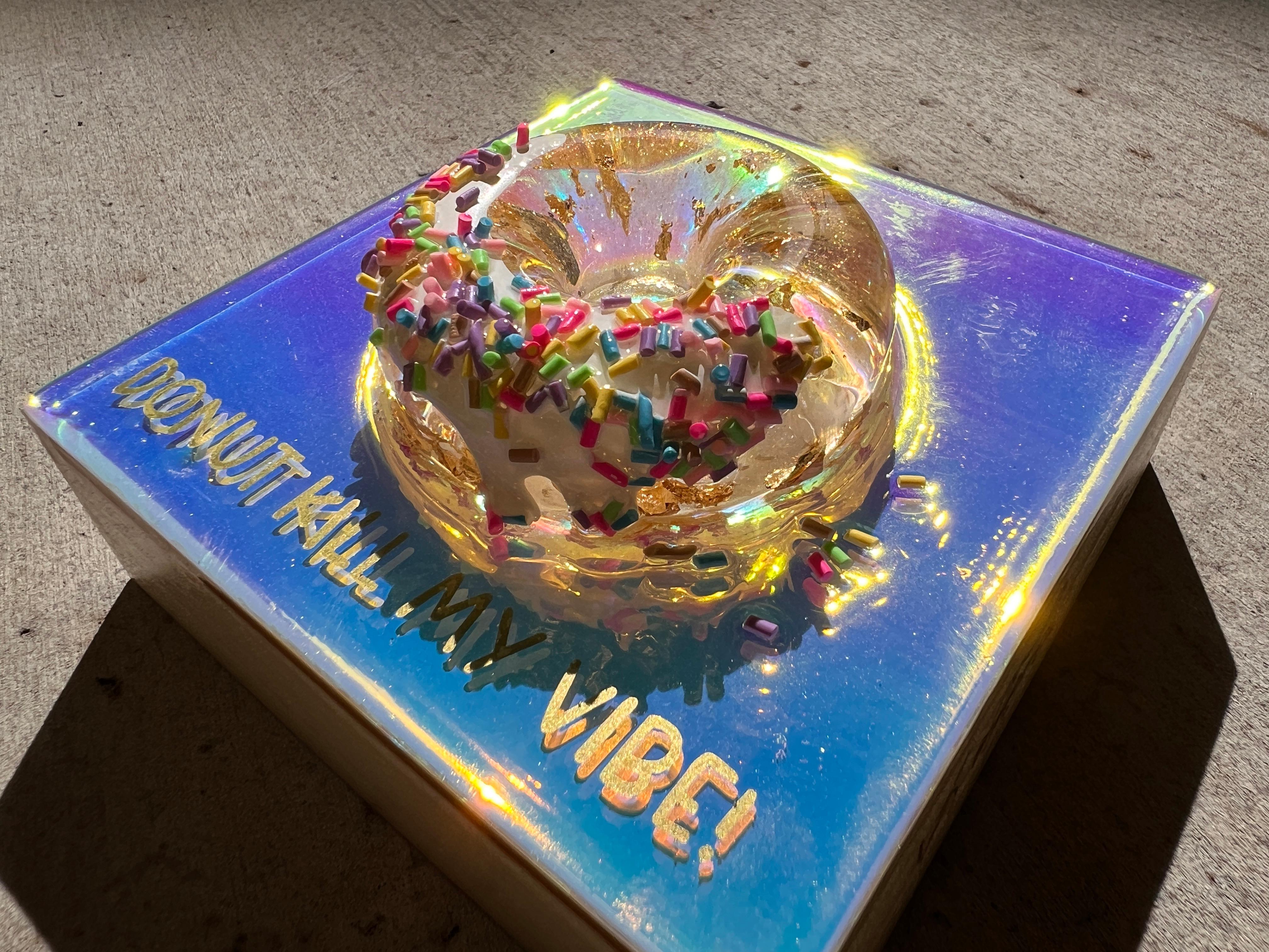 « S Donut Kill My Vibe n°6, Florescent Donut 3D Donut by Ana Hefco en vente 2
