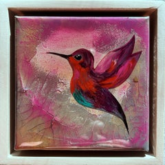 "Colibrí #5", Colibrí de colores por Ana Hefco