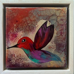 "Colibrí #4", Colibrí de colores por Ana Hefco