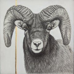 "Ram" Original Painting by Tammy Liu-Haller