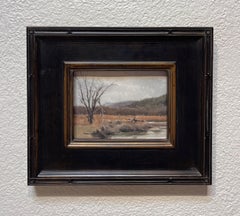 „Where the River Runs“ (2024) von Mo Myra, Original Aquarellgemälde