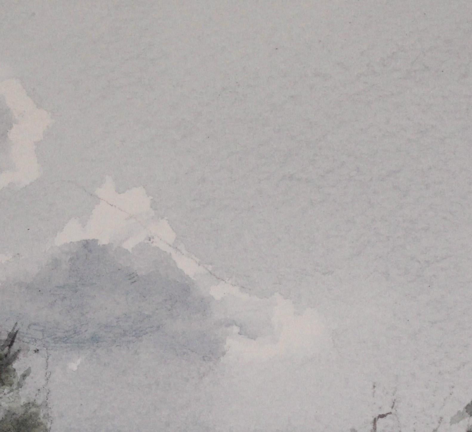 « Summer Greens » (2024) de Mo Myra, peinture à l'aquarelle originale en vente 5
