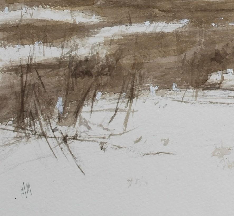 « Path Forward » (2024) de Mo Myra, peinture à l'aquarelle originale en vente 4
