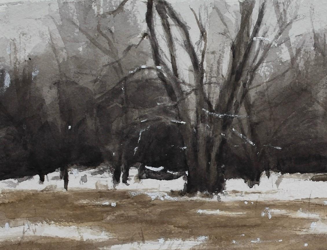 « Path Forward » (2024) de Mo Myra, peinture à l'aquarelle originale en vente 5