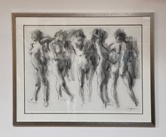 « Sans titre » (2023) par Quang Ho, illustration originale au fusain