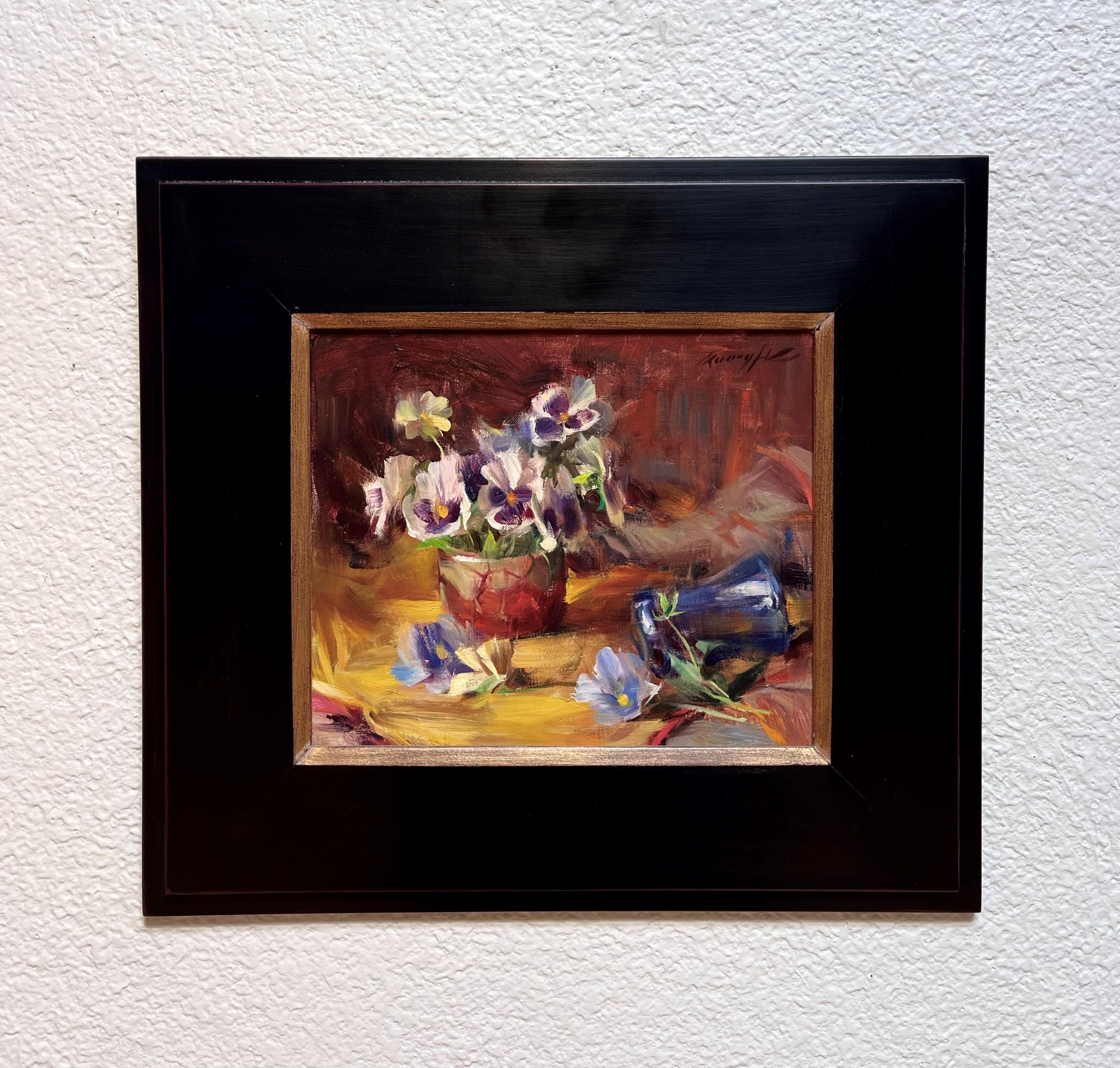„Pansies for Bill and Betty“ (2002) von Quang Ho, Original-Ölgemälde 1