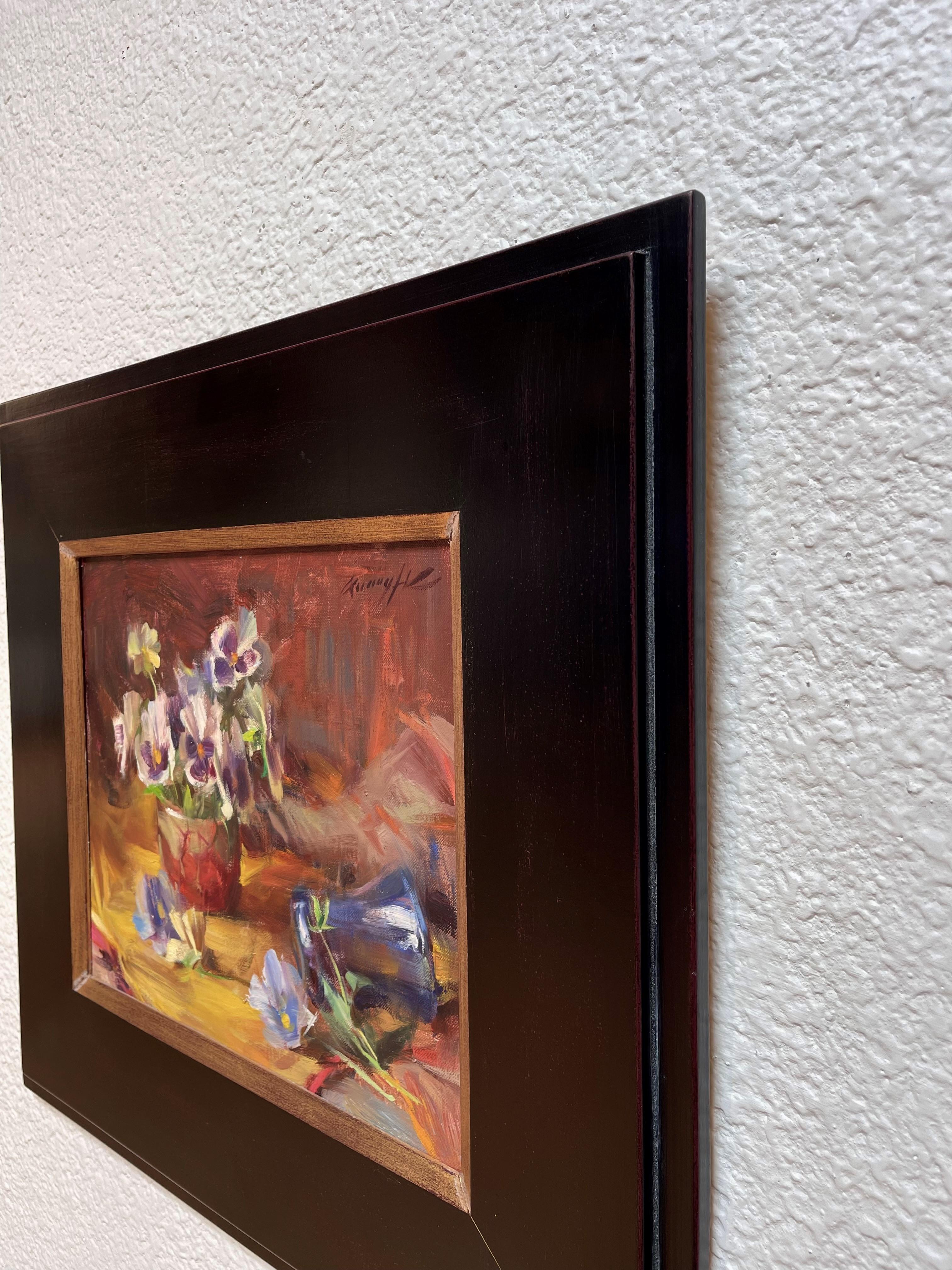 „Pansies for Bill and Betty“ (2002) von Quang Ho, Original-Ölgemälde 2