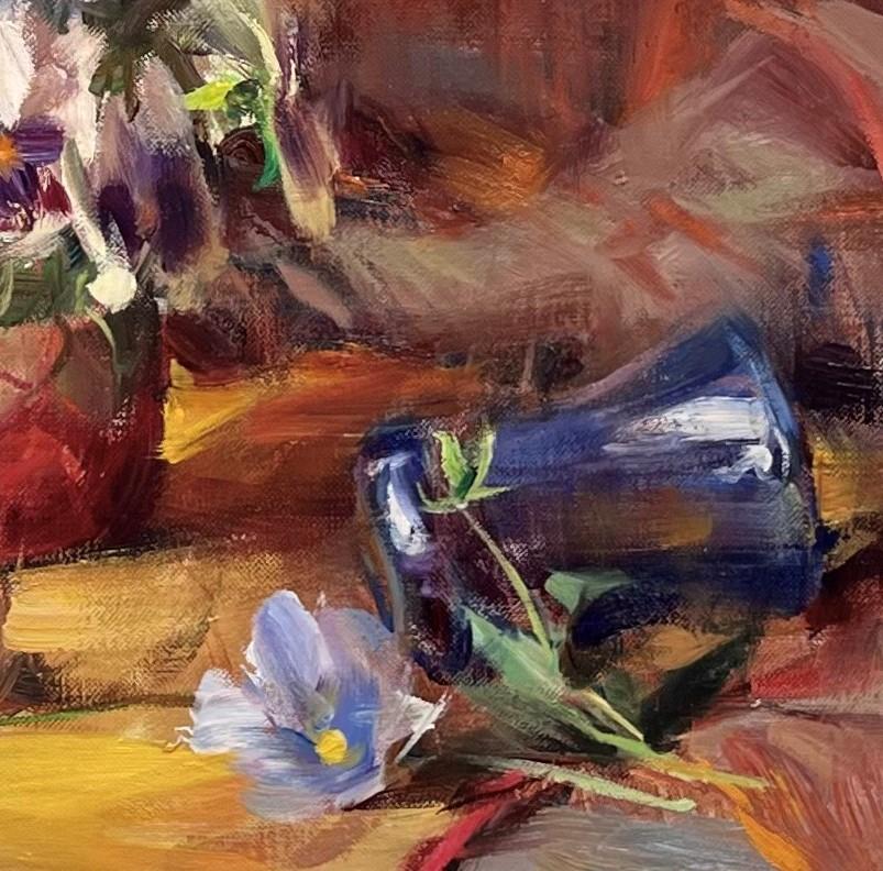 „Pansies for Bill and Betty“ (2002) von Quang Ho, Original-Ölgemälde 4