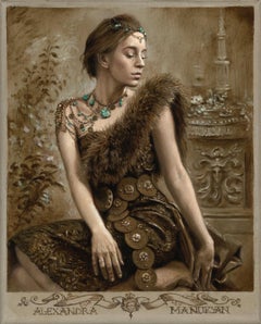"A Heart Asunder" (2022) By Alexandra Manukyan, Armenian Female Portrait