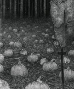 "Scarecrow" (2019) By Babs Webb and Timothy Von Rueden, Graphite Illustration