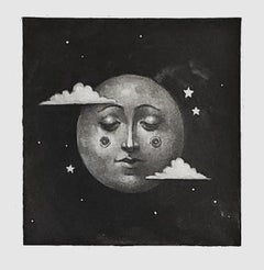 "Buenas noches" (2024) Por Babs Webb, Ilustración original fantasía en grafito