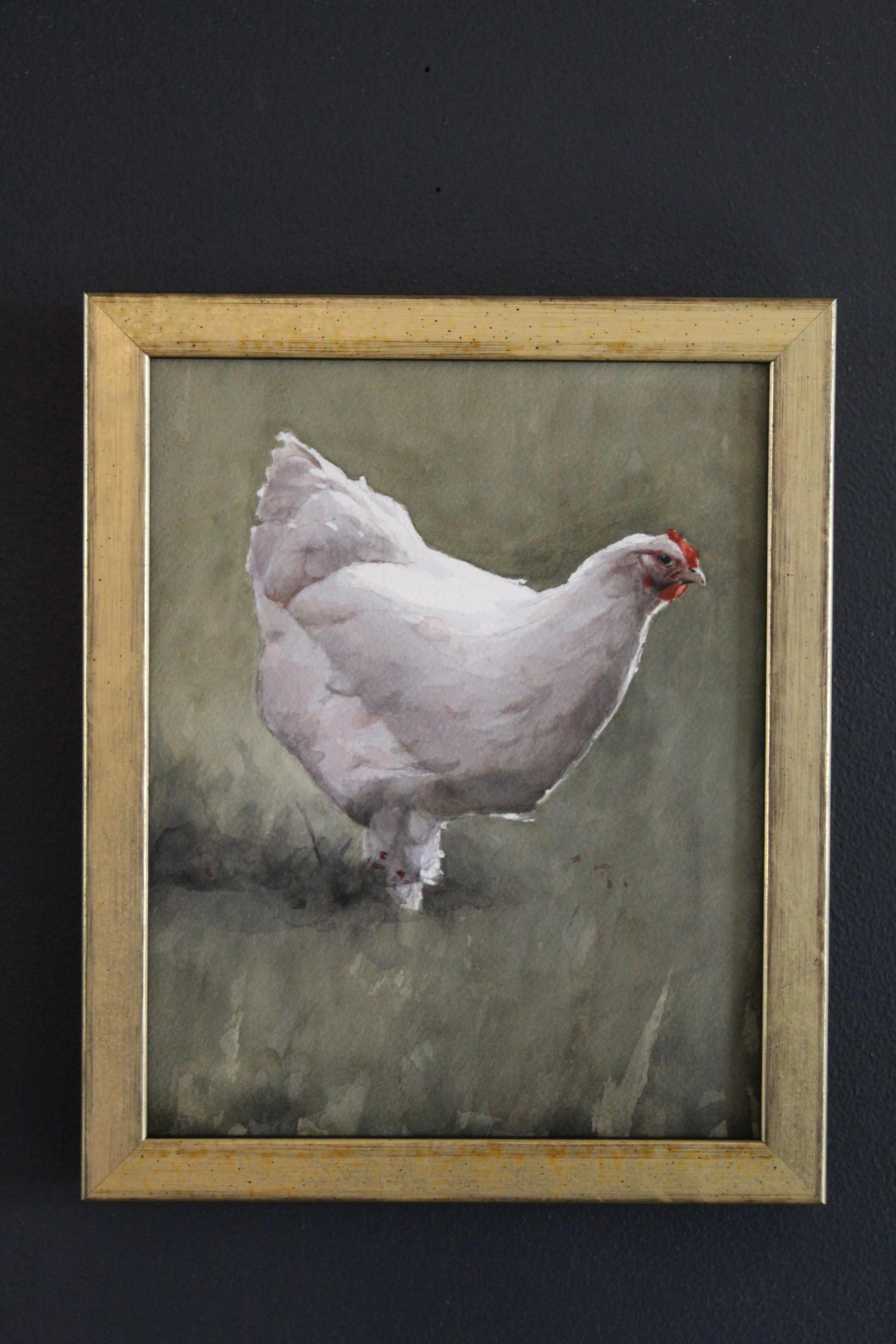 „ Packed With Personality“ (2024) von Mo Myra, Original-Aquarellgemälde im Angebot 1