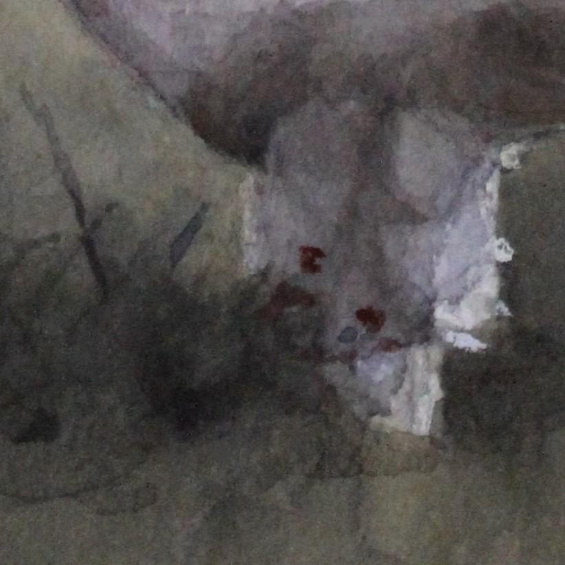 „ Packed With Personality“ (2024) von Mo Myra, Original-Aquarellgemälde im Angebot 5