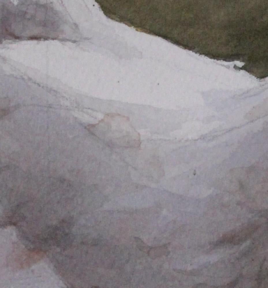 „ Packed With Personality“ (2024) von Mo Myra, Original-Aquarellgemälde im Angebot 7
