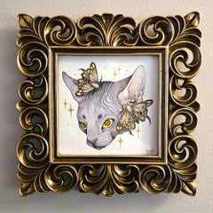 "Sphynx Moths" (2024) by Nana Williams, Original Watercolor Painting