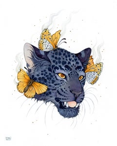 „Amur Rarities“ (2024) von Nana Williams, Original-Aquarellgemälde