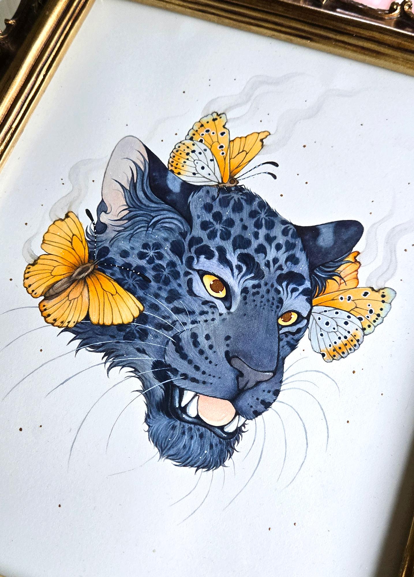 « Amur Rarities » (2024) de Nana Williams, aquarelle originale en vente 2
