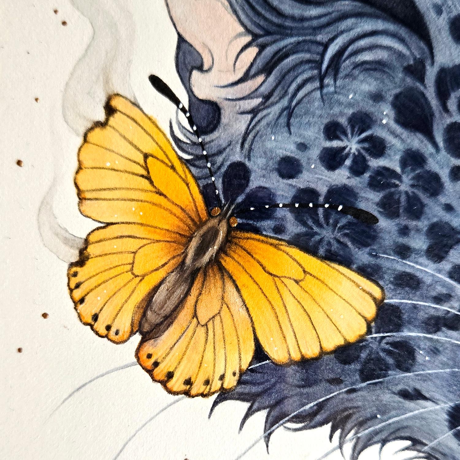 « Amur Rarities » (2024) de Nana Williams, aquarelle originale en vente 4