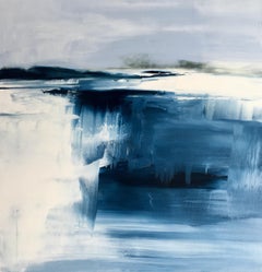 Dissolving Blues, Oil painting