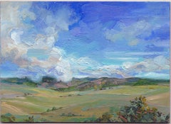 "Skyline - Midday, " Oil painting