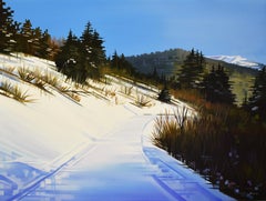 "Winter Journey, " Oil painting