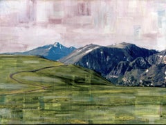 "RMNP Trail Ridge Road, " Mixed Media Painting