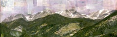 "RMNP Lavendar Skies, " Mixed Media Painting