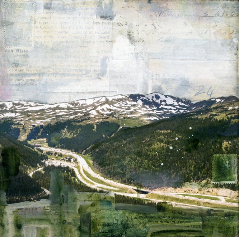 Jc Spock Rmnp Loveland Pass I Mixed Media Painting At 1stdibs