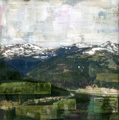 "RMNP Loveland Pass III, " Mixed Media Painting