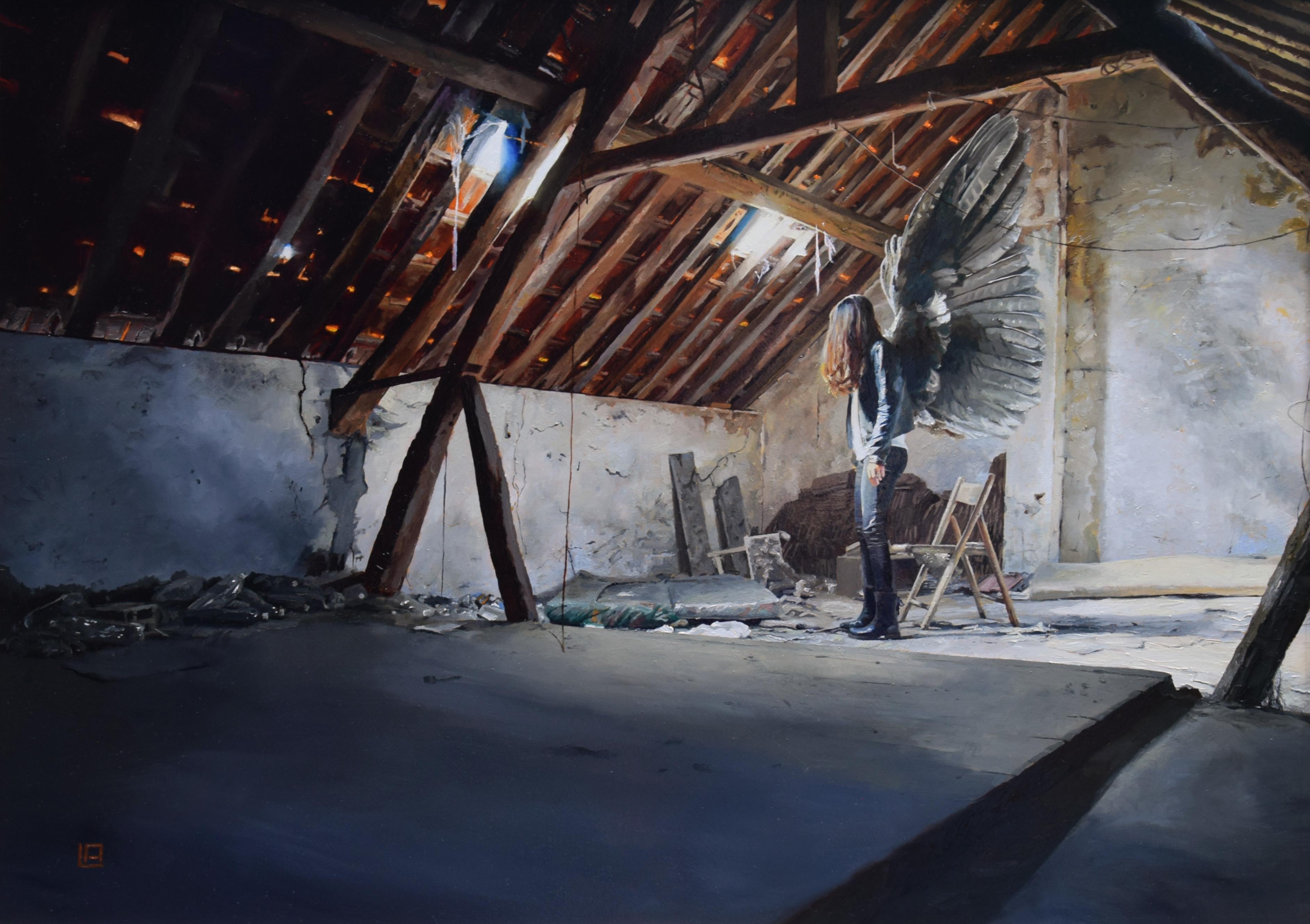 "Pintura al óleo "Untold