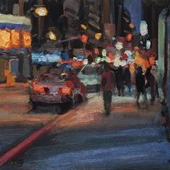 "Nightwalk" Oil Painting