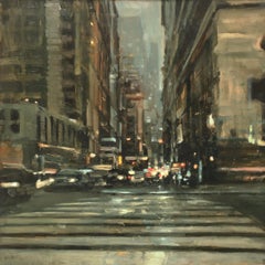 "Moving City" Oil Painting