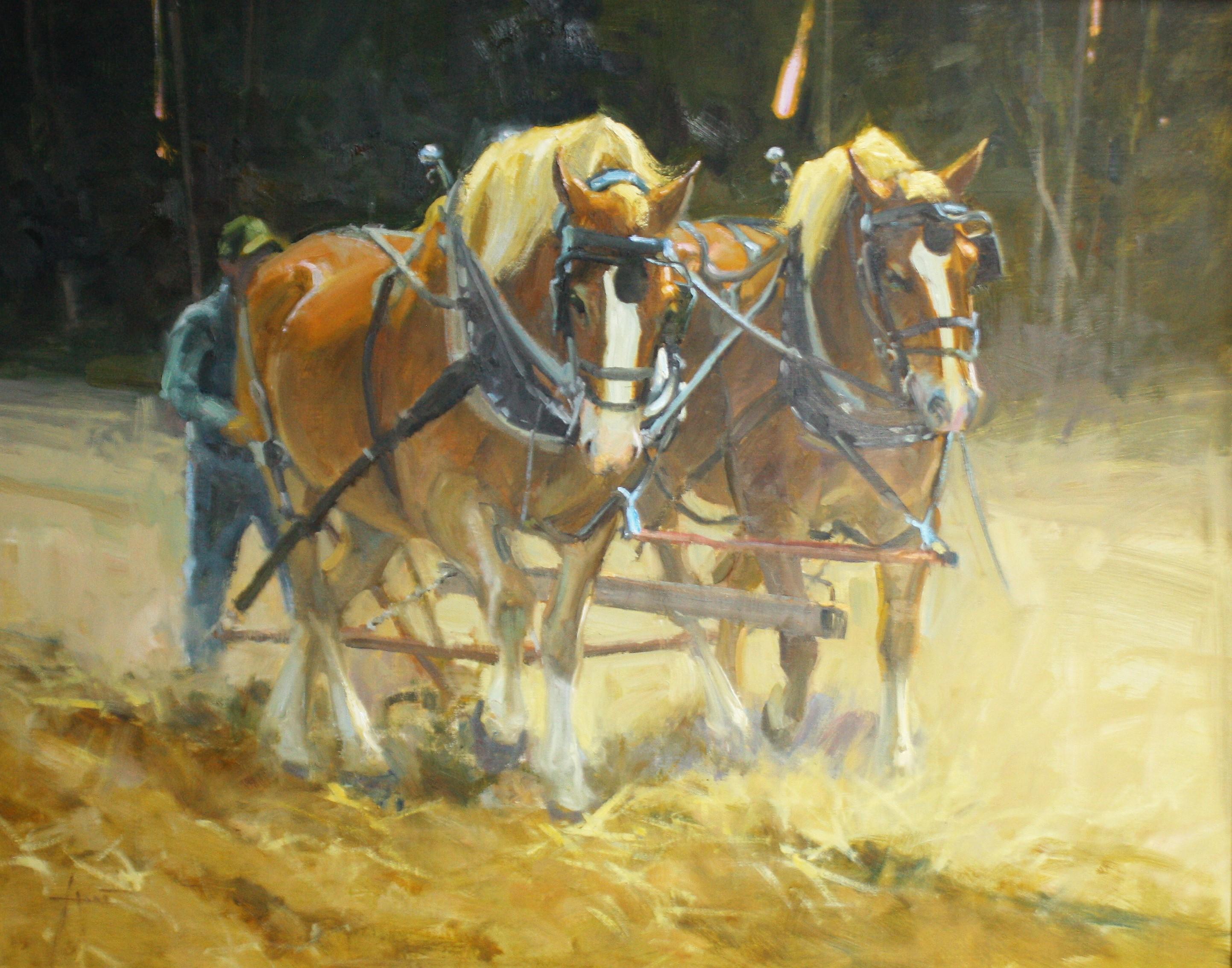 "Fallow Fields" Oil painting