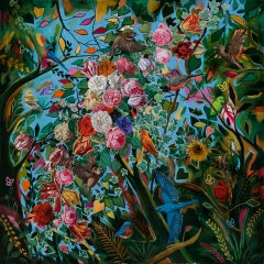 "Aviary" Oil Painting
