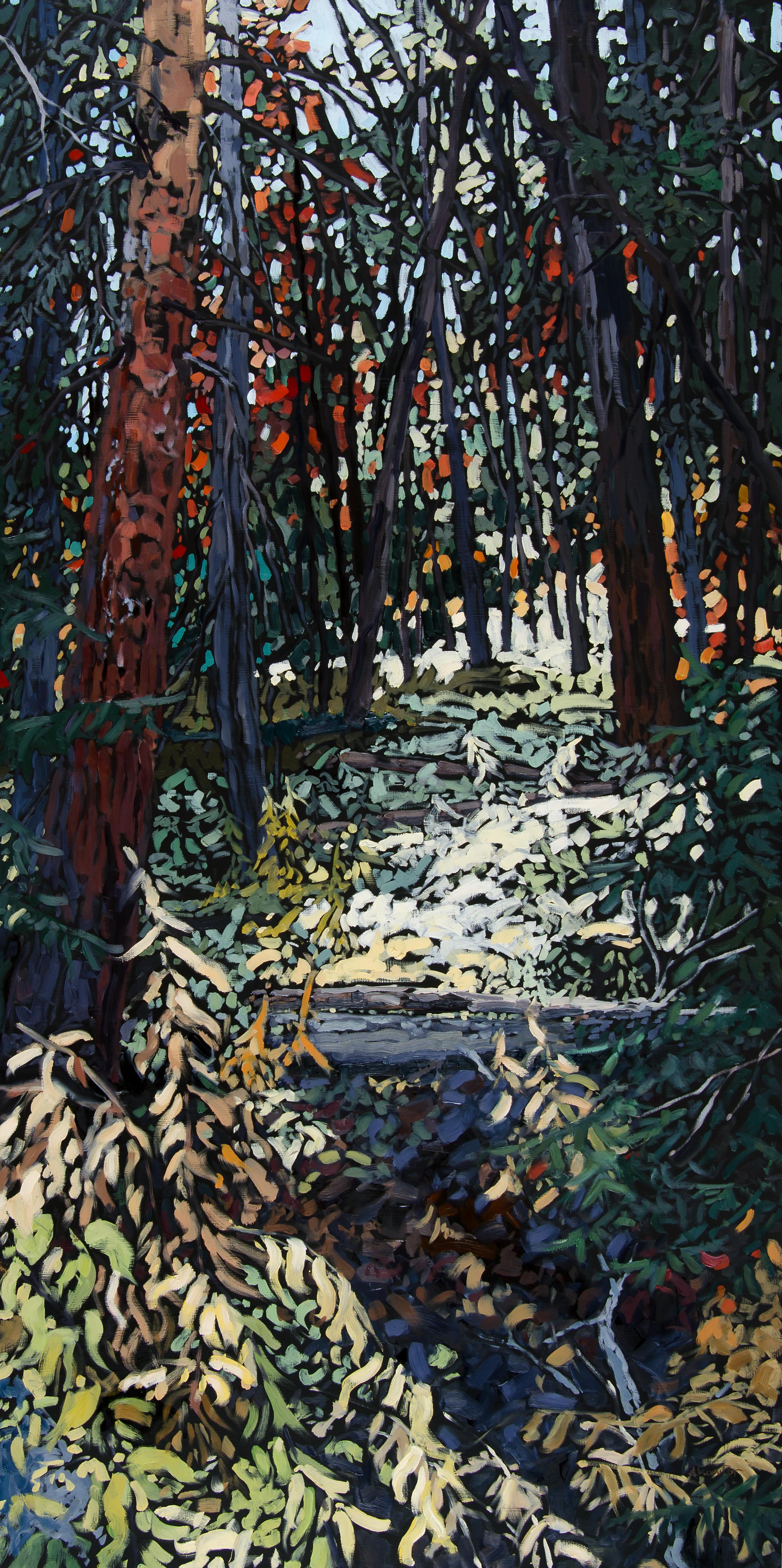 "The Forest Embraces the Soul" Oil Painting