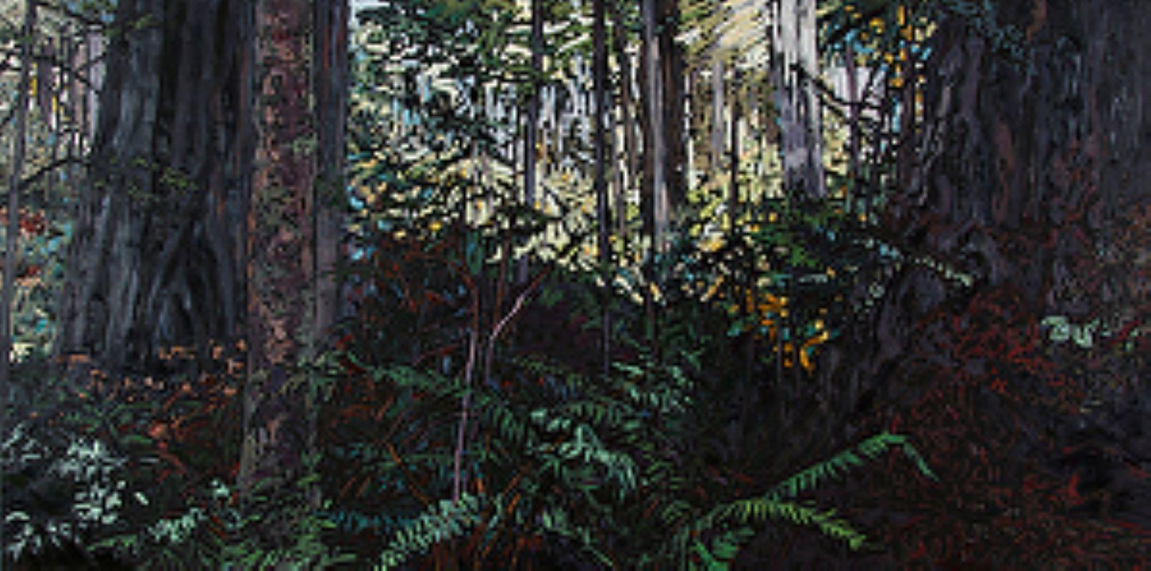 Deb Komitor Landscape Painting - "Deep in the Quiet" Oil Painting