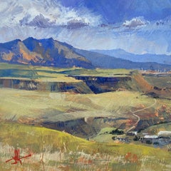 "Table Mountain" Gouache Painting